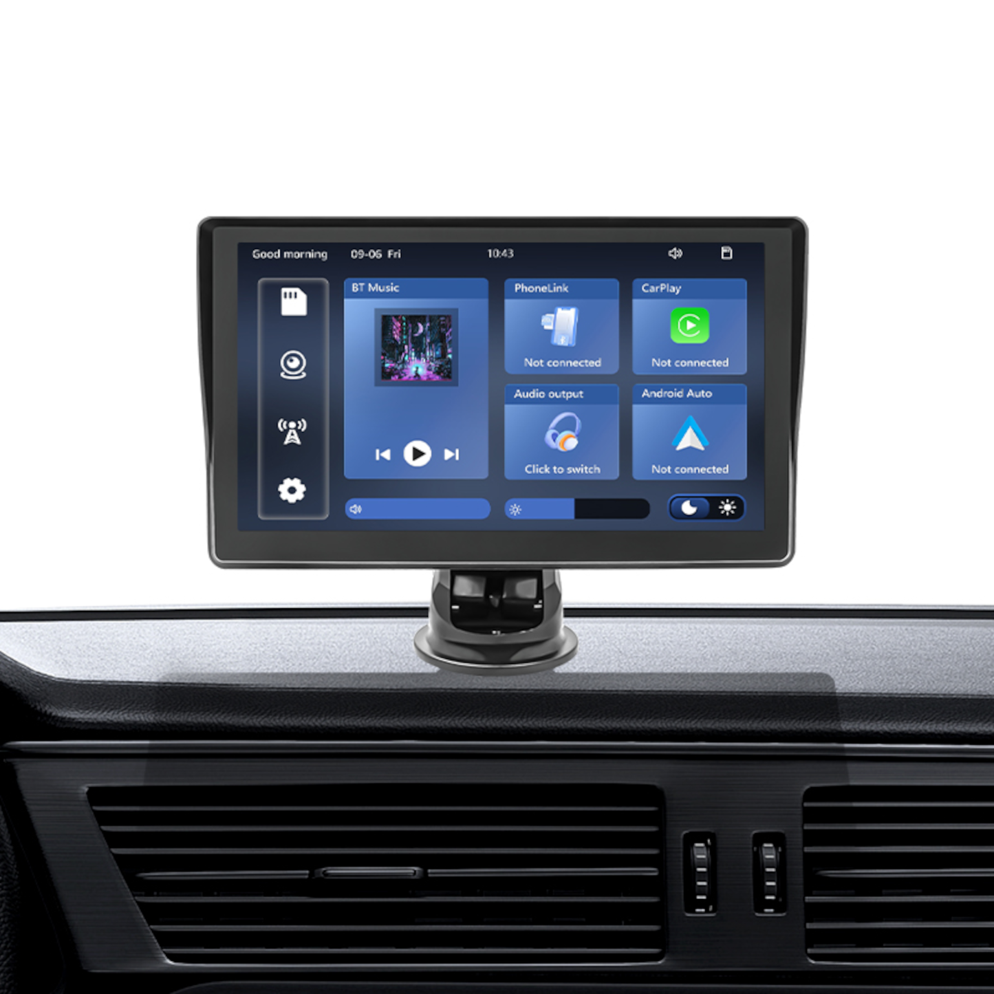 NüPower Series 7" Wireless CarPlay & Android Auto Vehicle Smart Display