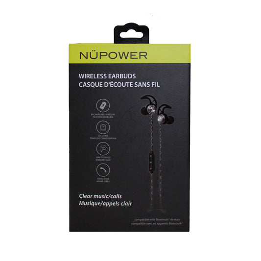 NüPower ROKS 6005BT Wireless Earbuds Black